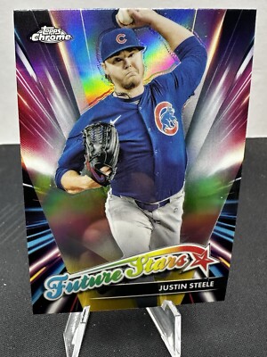  2024 Topps Chrome Update Justin Steele Future Stars #FSU-5 Chicago Cubs