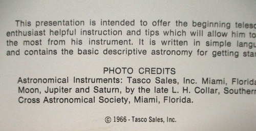 A Key To Worlds Beyond Telescope Manual For Beginning Astronomers 1966 booklet - Picture 2 of 4