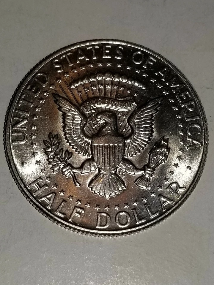 1967 Double Die Reverse 40% prata Kennedy meio dólar DDR - Imagem 2 de 4