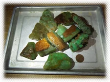 1 lb Lot  of Green Chrysoprase Rough