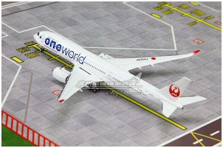 1:400 JC Wings JAPAN AIRLINES Oneworld AIRBUS A350-900 Airplane