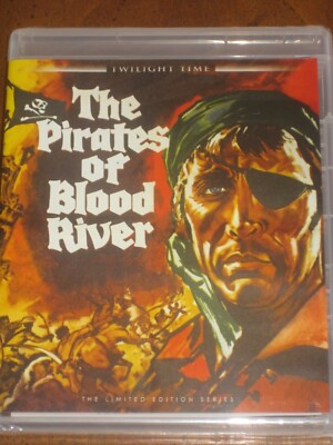 THE PIRATES OF BLOOD RIVER (1962) (Blu-Ray) TWILIGHT TIME: CHRISTOPHER LEE: NEW!