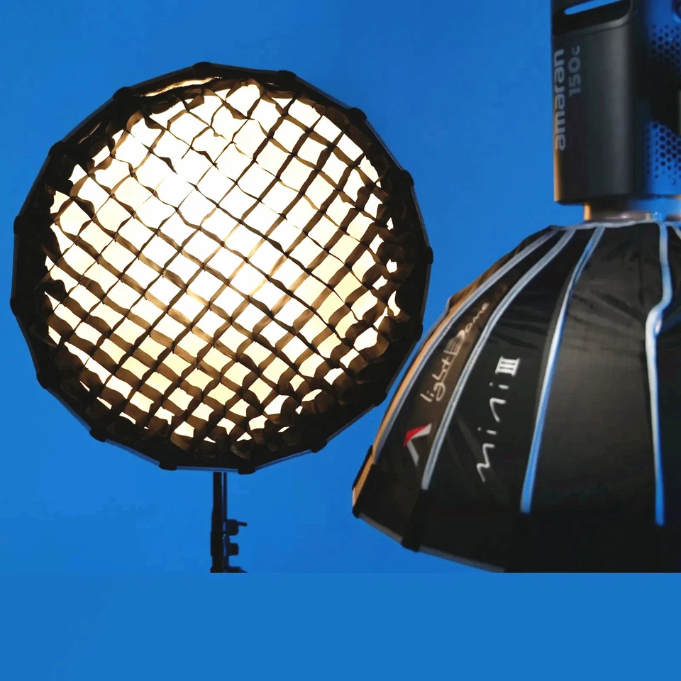 Aputure Light Dome Mini III Softbox w/Honeycomb Grid for Amaran 300C 150C 200xS - Image 4 of 4