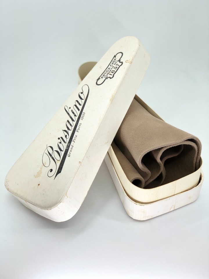 Set of 7 Vintage Borsalino Casa Rollable Hat (One Size) with 4 Boxes eBay