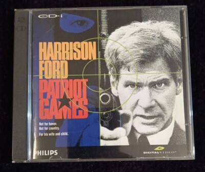 PATRIOT GAMES - Harrison Ford Movie for Philips CD-i CDI Video