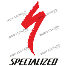 Specialized Bike Logo Badge Sticker car window van decal man cave kids