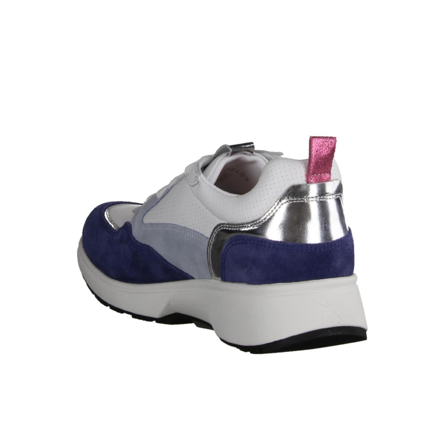 Xsensible Grenoble Denim Combi Damen Sneaker mit Wechselfußbett NEU - Bequeme