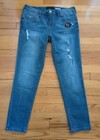 Woman Jean Pants 12 Distressd aeropostale high waisted Legging 37×28 strechy EUC — photo 9