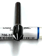 3/8" 90 DEGREE SIX FLUTE CARBIDE COUNTERSINK 1/4" SHANK OSG 706-3750-090