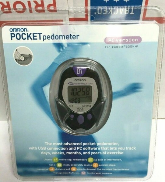 Omron Go Smart Dual Axis Pocket Pedometer W Advanced 2d Technology