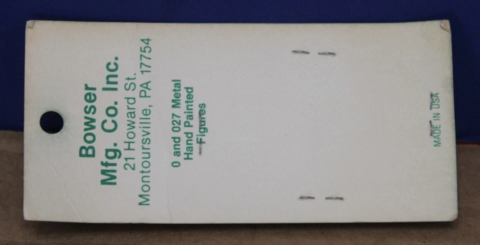 Bowser O O27 Scale 1:48 1.5" Cast Metal Pilgrim Figure MOC USA Made - Image 3 of 3