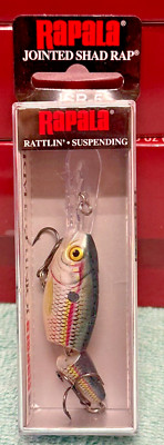 Rapala Jointed Shad RAP, Rattlin Suspending, JSR05SD Shad, 6 to 13', 2'', 1/4oz.