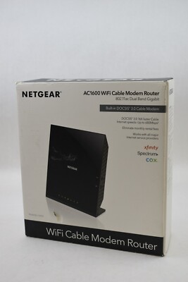 NETGEAR AC1600 Wifi Cable Modem Router | C6250 | 802.11ac Dual Band ...