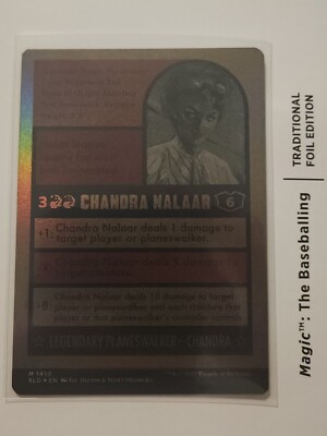 Chandra Nalaar - Baseball Secret Lair - FOIL - Magic the