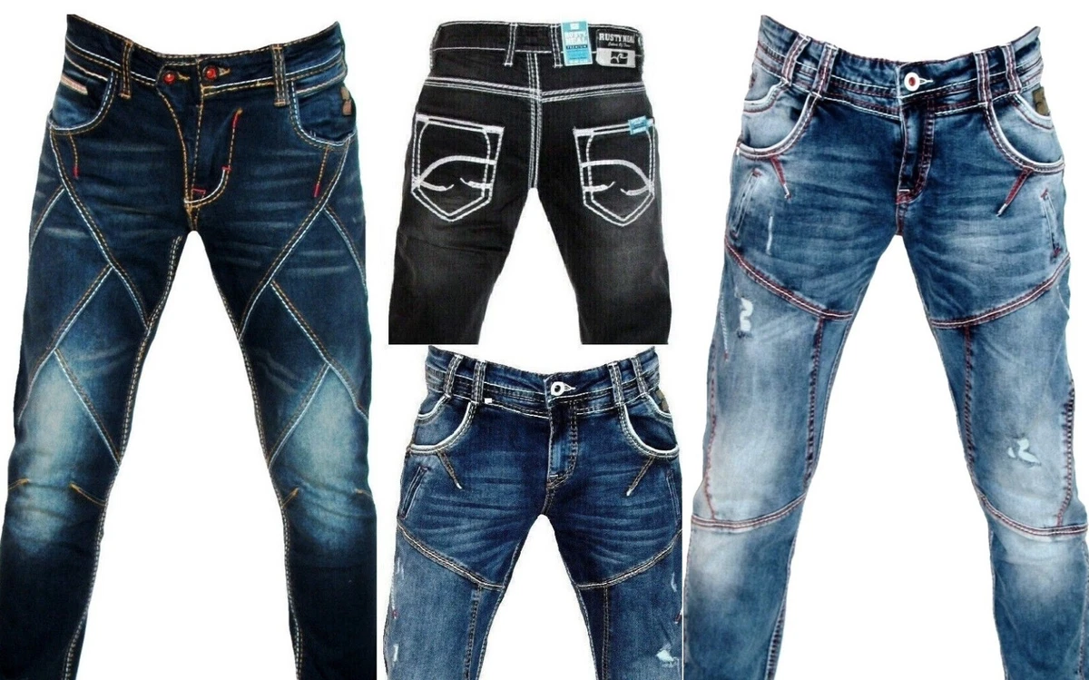 Jeans Straight Leg Herren Loose Fit Jeans Für Herren | Wide Leg