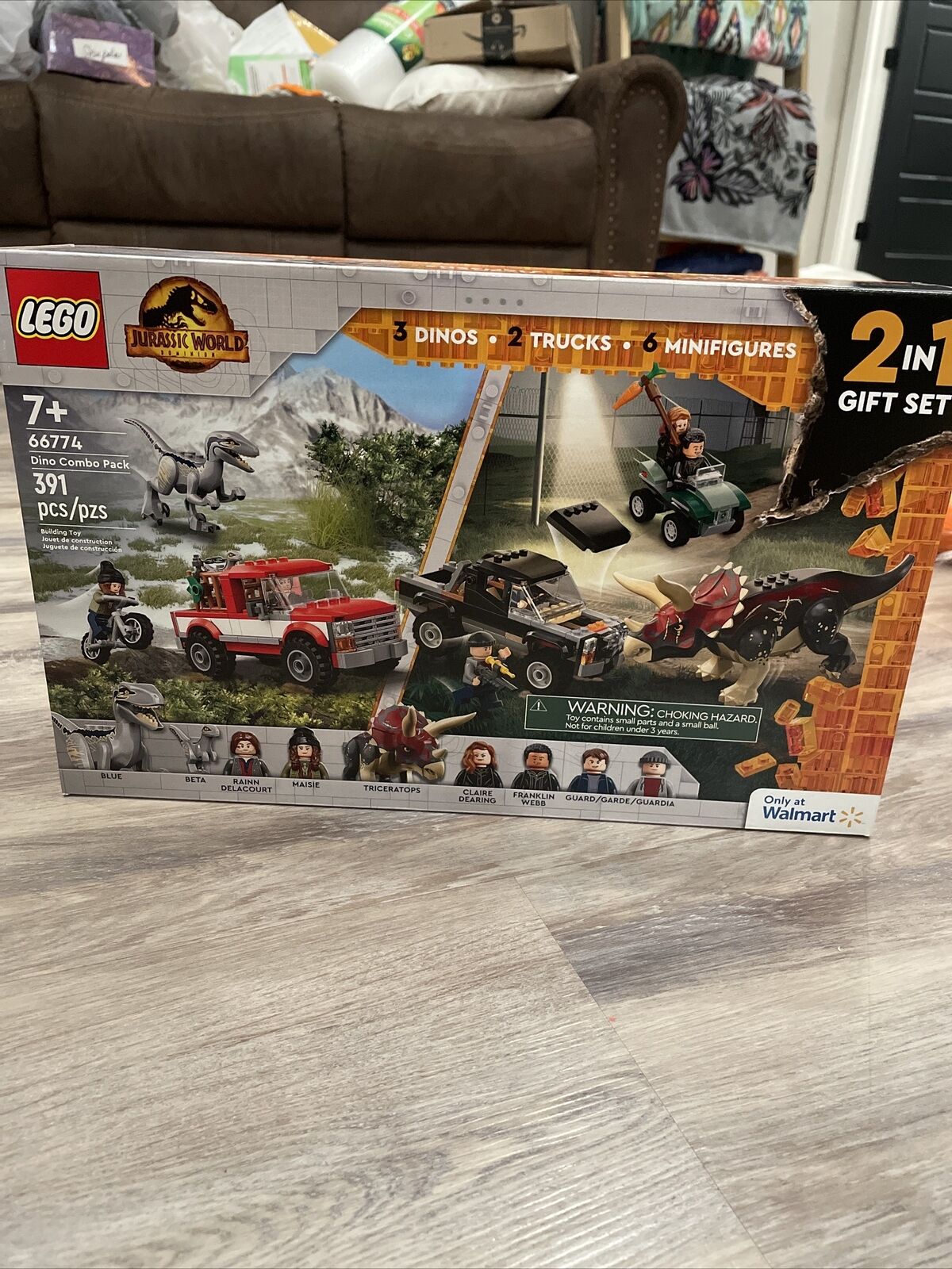 LEGO 66774 Jurassic World Dino Combo Pack 2 in 1 Triceratops and Velociraptor