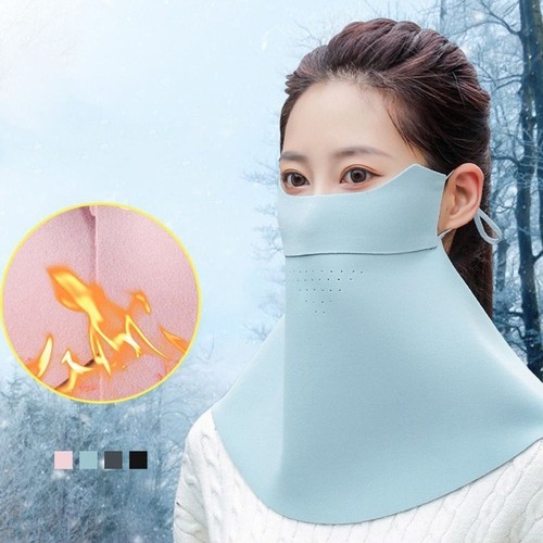 Protector facial a prueba de viento cálido a prueba de frío cubierta bucal moda cubierta facial mujeres hombres - Imagen 8 de 12