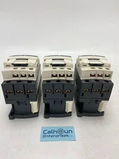 (LOT OF 3)  Telemecanique LC1D09 Contactor 25A 120V 60HZ LAD4BBVG *WARRANTY*