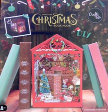 Miniatur Christmas Book Nook DIY Holz Modellb...