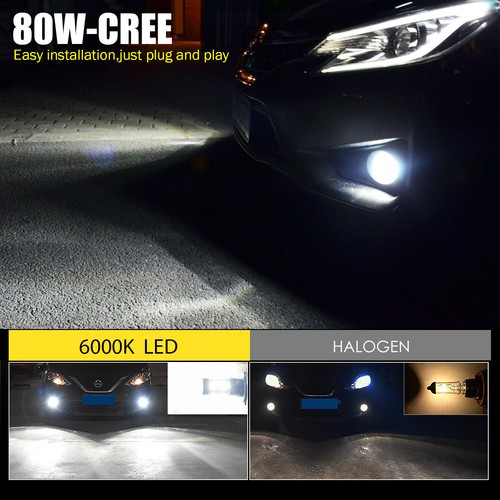 JDM ASTAR 2x 9006 HB4 1600Lm 50W Fog Lights Xenon White 10SMD LED Bulbs - Picture 4 of 8