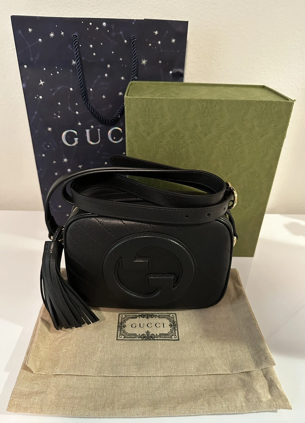 Petit sac bandoulière blonde Gucci