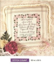 WEDDING PILLOW  -  CROSS STITCH PATTERN ONLY    HM - QUW