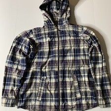 Childrens Place Boys Cotton Plaid Casual Jacket Size XL 14 Excellent Condition