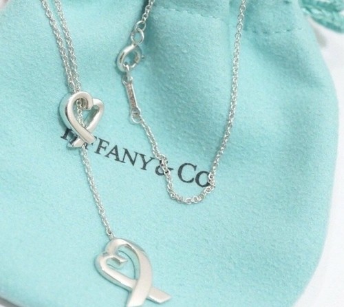 Heart Lariat Pendant Necklace 