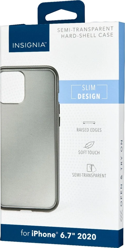 Apple iPhone 12 Pro Max Luxury Durable Hard-Shell Phone Case Dark - Smokey/Gray - Изображение 3 из 4