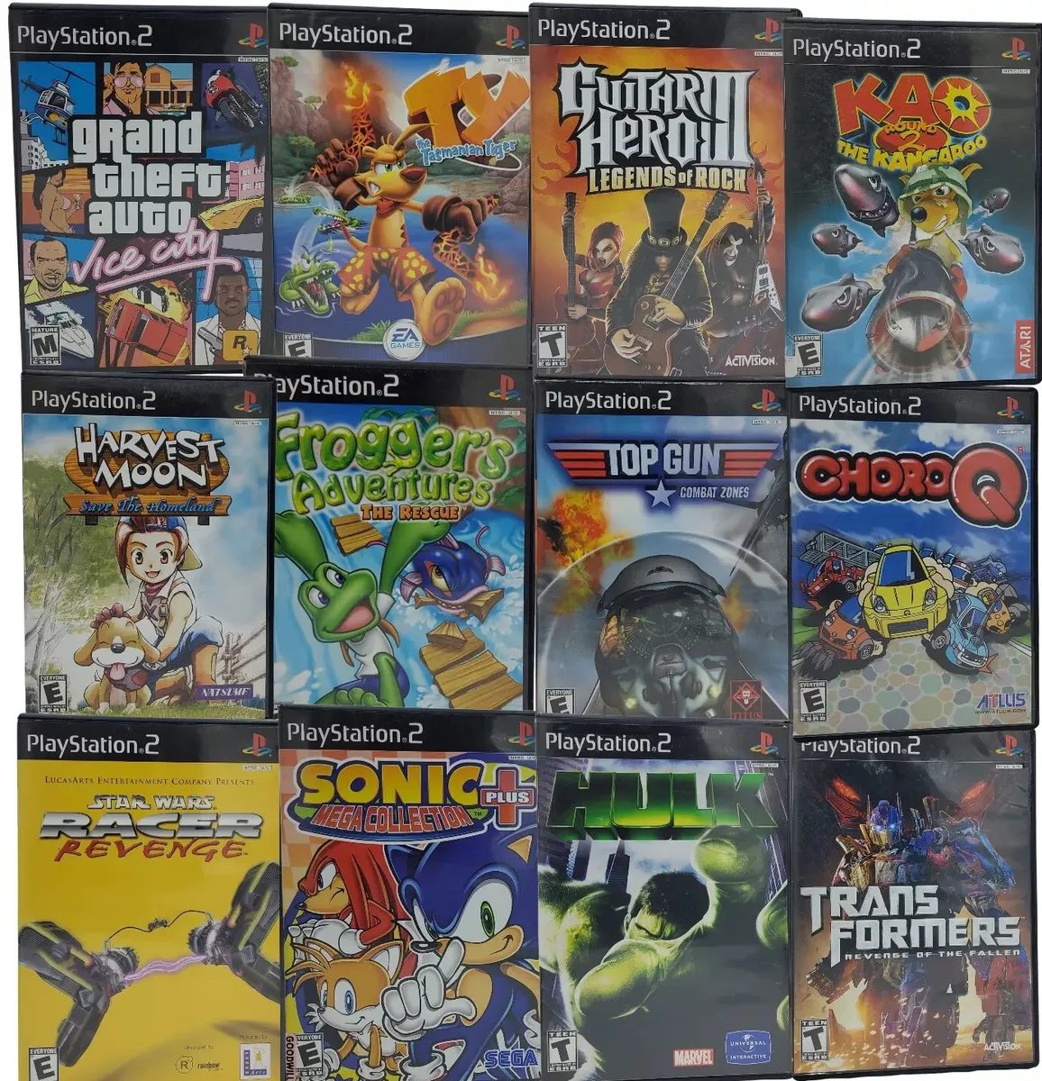 OS 50 MELHORES JOGOS DE PS2 PARA 2 PESSOAS OU MAIS JOGADORES (CO