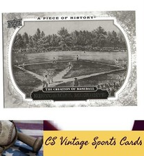 2008 Upper Deck A Piece of History #198 The Creation of Baseball
