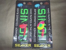 2 Hawkens Spinner Baits Trout Salmon Steelhead Walleye Colorado Blade Hand Paint