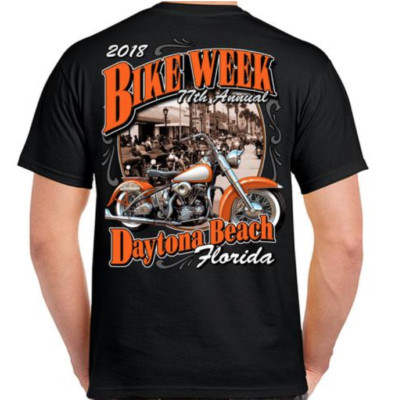 2018 Bike Week Daytona Beach Vintage Classic Adult Short Sleeves T