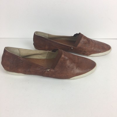 frye melanie slip on cognac