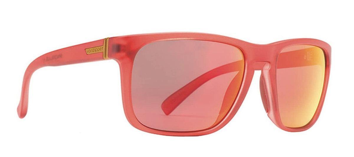 VonZipper Lomax Spaceglaze Sports Sunglasses Red/Lunar Glo