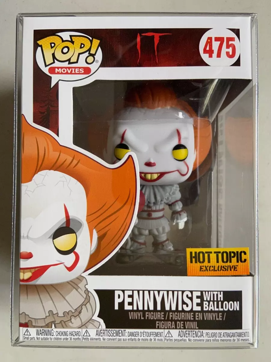 Funko Pop Movies IT Pennywise The Clown With Balloon 475 Hot Topic Exclusive