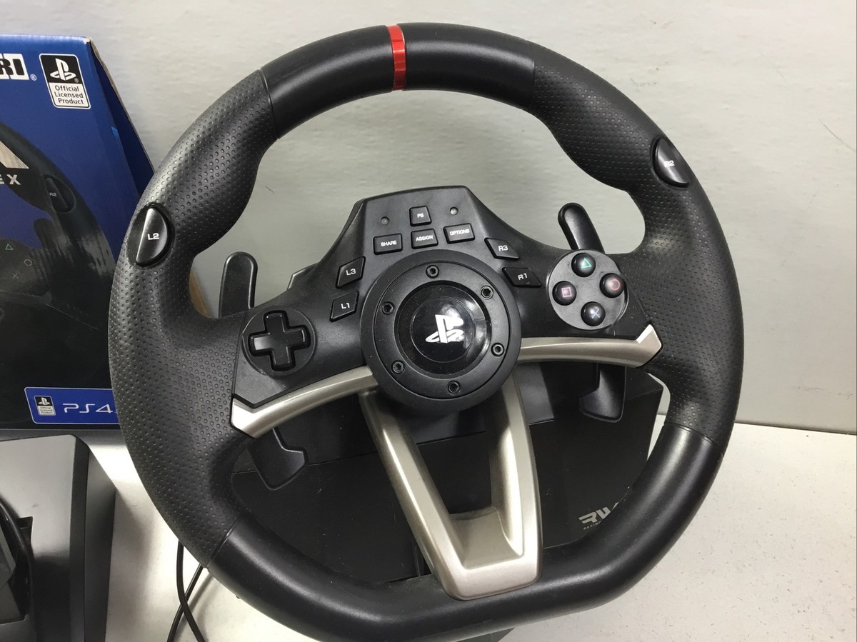 Hori RWA Racing Wheel Apex PS4-052 for PS3 & PS4 Pedals Hori RWA Racing Wheel Apex PS4-052 for PS3 & PS4 Pedals