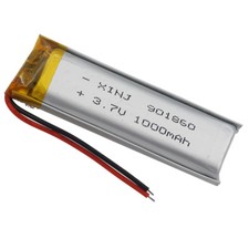 3.7V 1000mAh 3.7Wh Rechargeable Li Polymer Battery 901860 For Bluetooth Pen GPS