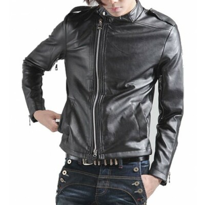 diagonal zipper jacket mens