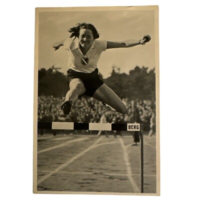 1936 Olympia Sammelwerk Nr 13 Bild Nr 135 Annie Steuer German Hurdles Band I