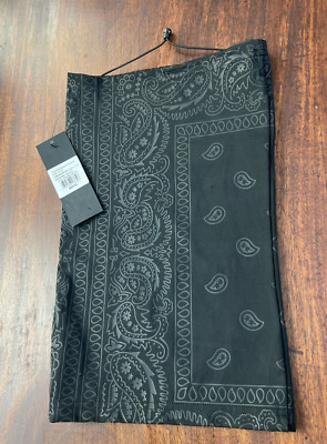 Saint Morta Bandana Snood Black Gray One Size Cold Protection