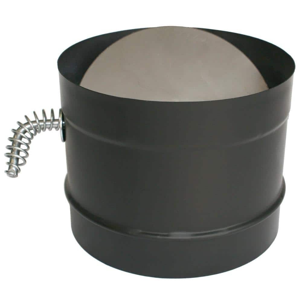 DuraVent | 6DBK-DS| DuraBlack Stove Pipe 6in. Diameter Damper Section