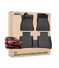Car Floor Mats Replacement for Nissan Sentra/Sylphy 2014-2019 Durable Odorles...