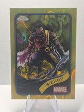 BISHOP #197 2025 Topps Chrome Marvel YELLOW LAVA Refractor