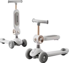 Monopattino  per Bambini Pieghevole 3-12 anni Fino a 60 Kg, Tre Ruote Led