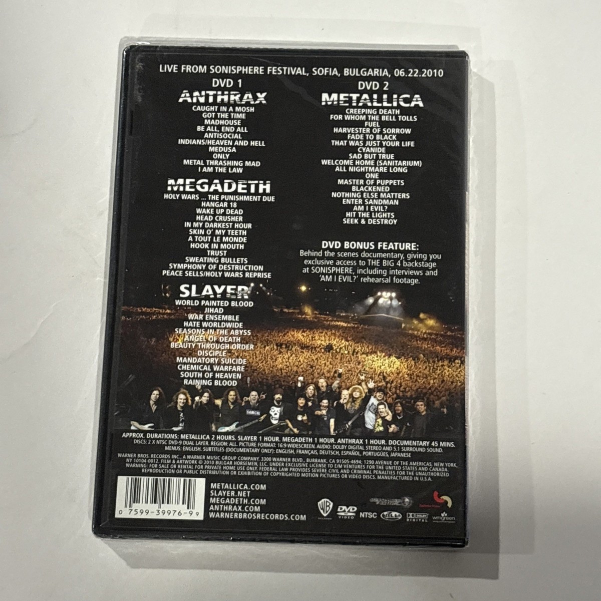 The Big 4: Live from Sofia Bulgaria (DVD) for sale online | eBay