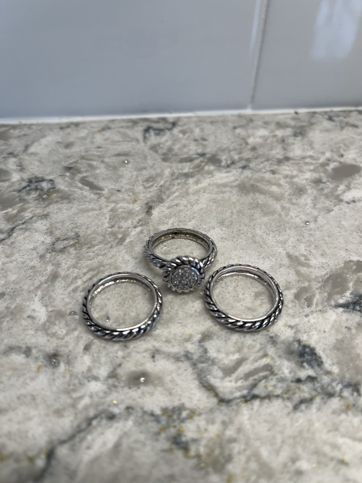 VTG 925fd Stackable Rings - image 7