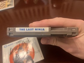 The Last Ninja, NES, Tested, cart and manual