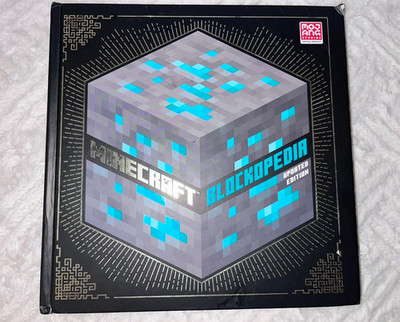 Minecraft Blockopedia Updated Edition Hardcover Mojang Studios Ages 9-12