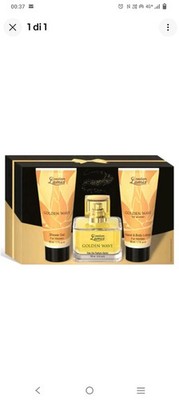 Creation Lamis Golden Wave Damen Parfum Geschenkset mit Körpercreme und Duschgel